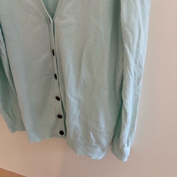 J. Crew Pale Blue Wool Blend Cardigan - Picture 5 of 11